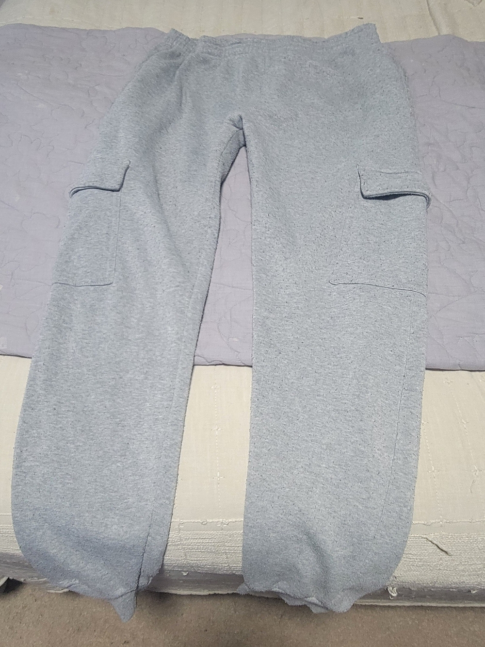 Ultra Performance Men’s Cargo Fleece Joggers Gray XL